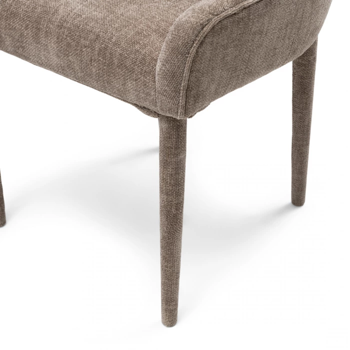 Riviera Maison Eetkamerstoel Met Armleuning Corvara Taupe