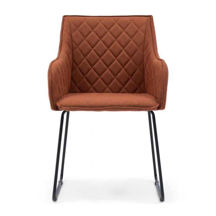 riviera maison Eetkamerstoel met armleuning Frisco Drive Bruin