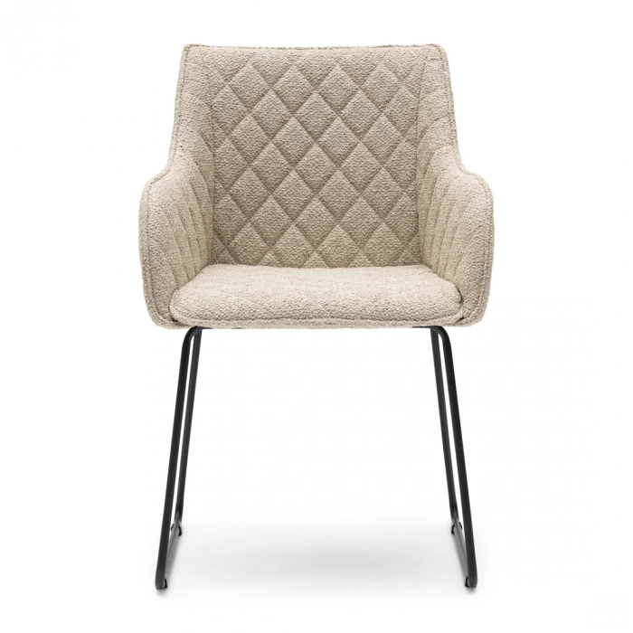 riviera maison Eetkamerstoel met armleuning Frisco Drive Natural Grey
