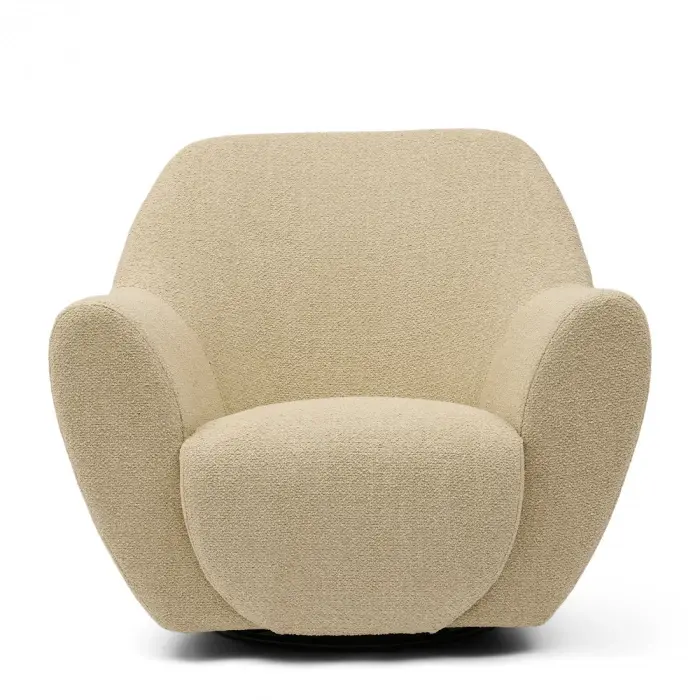 riviera maison Fauteuil The Jill Swivel Natural Grey