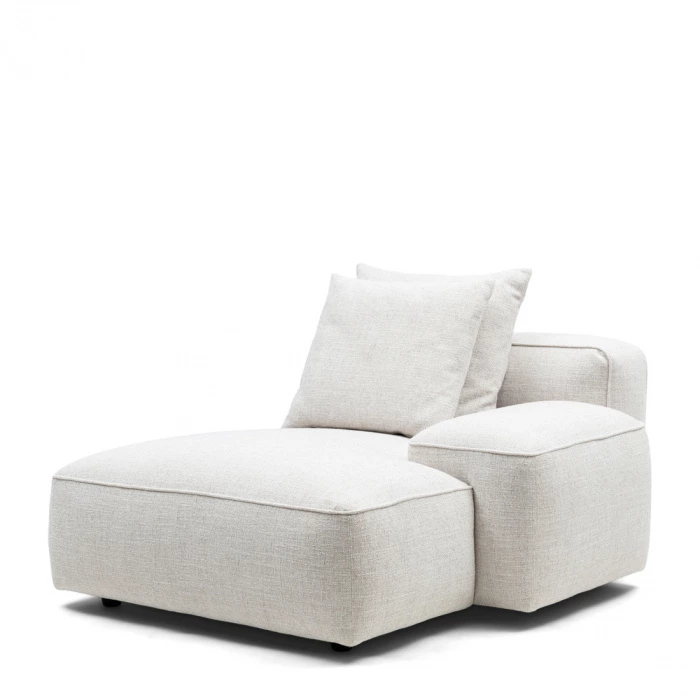 Riviera Maison Hamilton Chaise Longue Module Rechts Wit