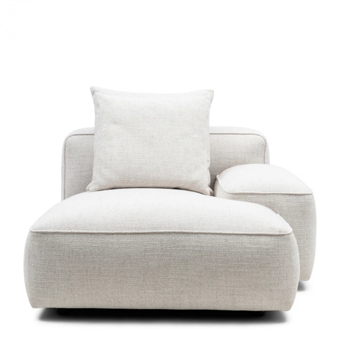 riviera maison Hamilton chaise longue module Rechts Wit