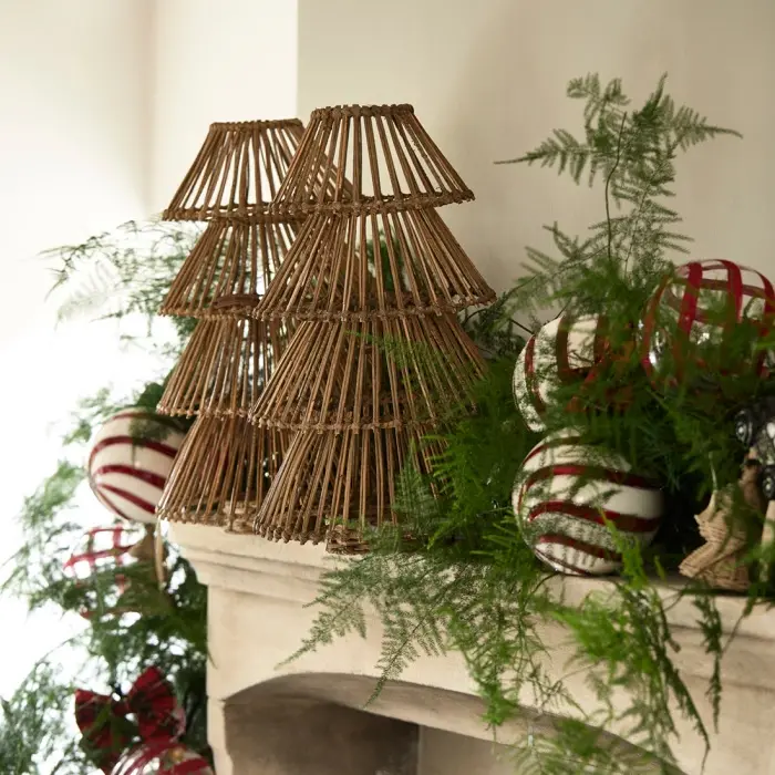Riviera Maison Kandelaar Rustic Rattan Christmas Tree