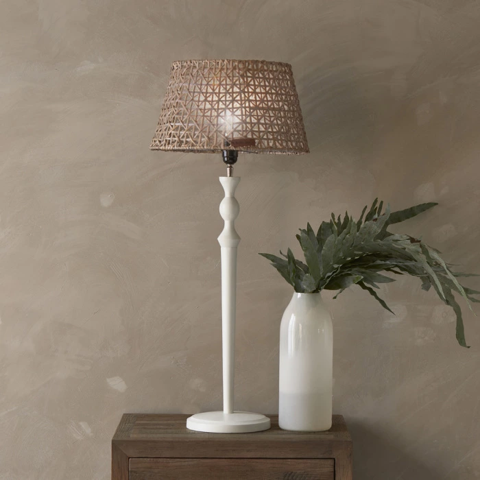 Riviera Maison Lampenkap Rustic Rattan Weave Naturel 21x38