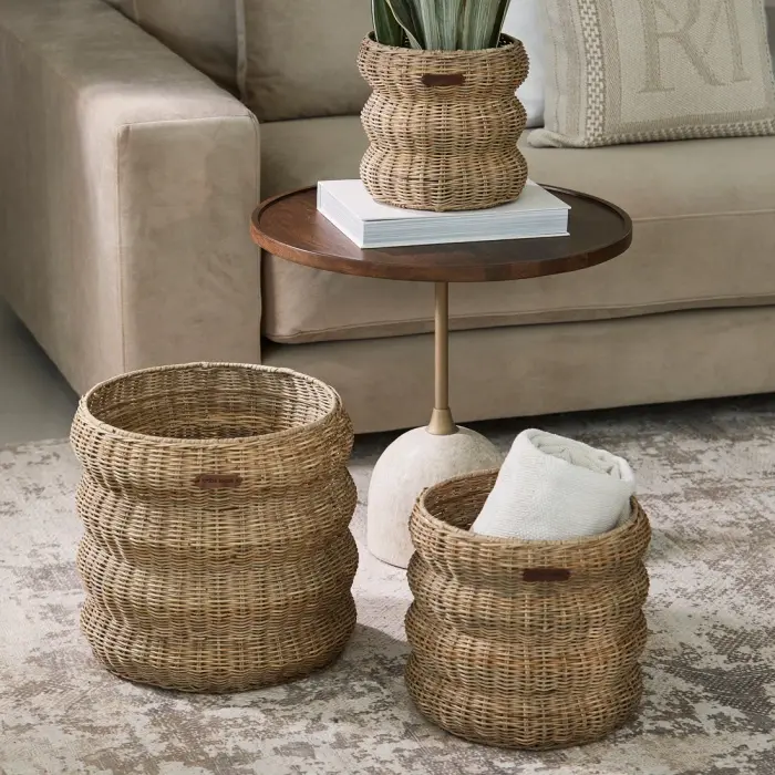 Riviera Maison Manden Menaggio Rusic Rattan 3 Stuks