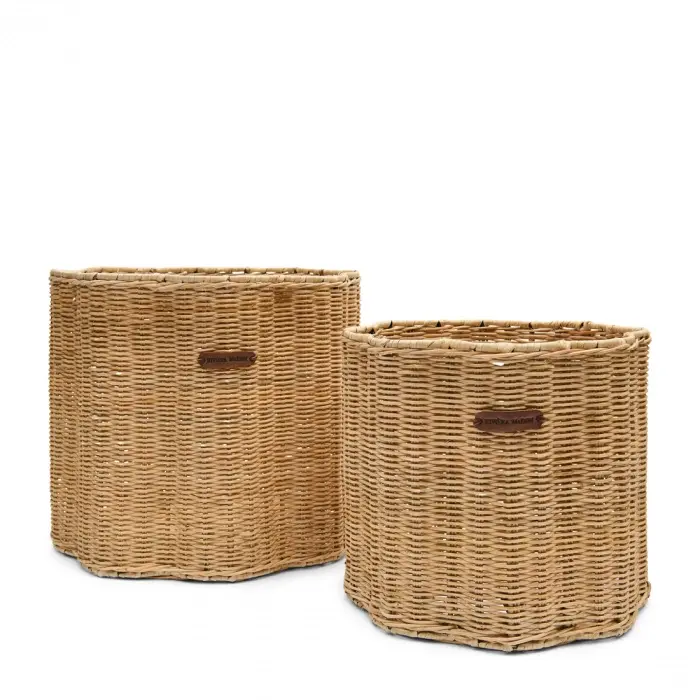 riviera maison Manden Rustic Rattan Blossom 2 stuks
