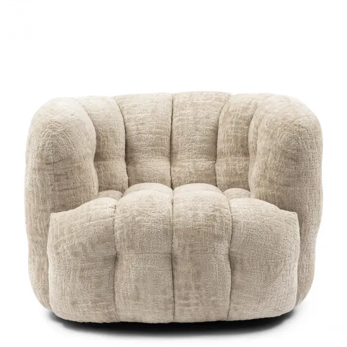 riviera maison Arosa Swivel Fauteuil Natural