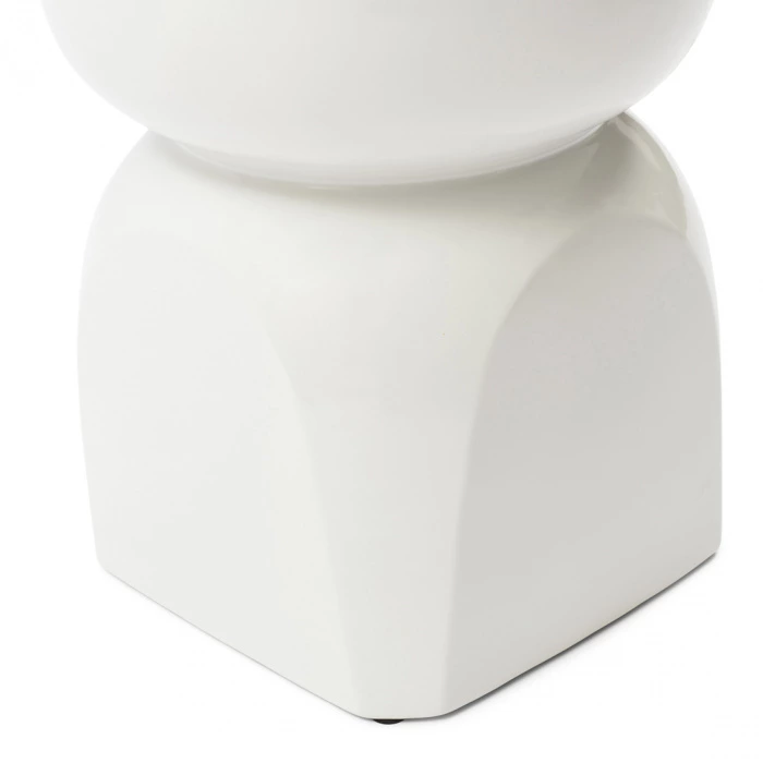 Riviera Maison Bijzettafel Porto Puur Wit 37CM