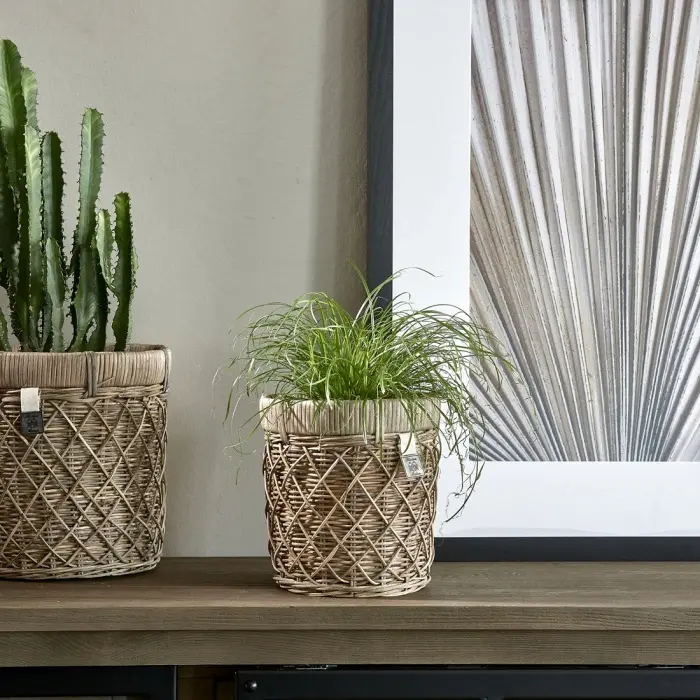 Riviera Maison Bloempot Rustic Rattan Diamond S