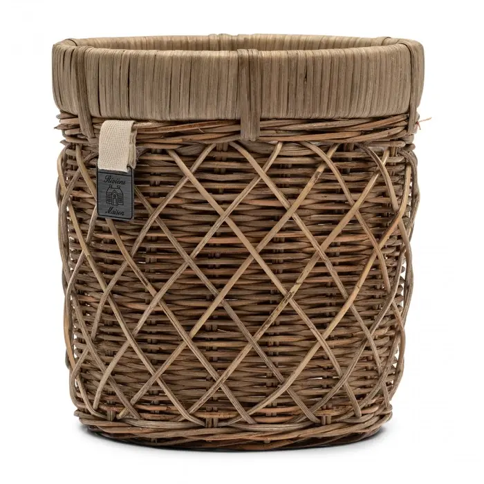riviera maison Bloempot Rustic Rattan Diamond S