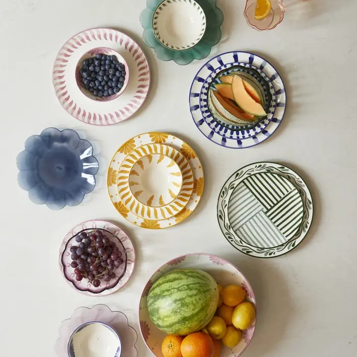 Riviera Maison Bord Toulouse Blauw