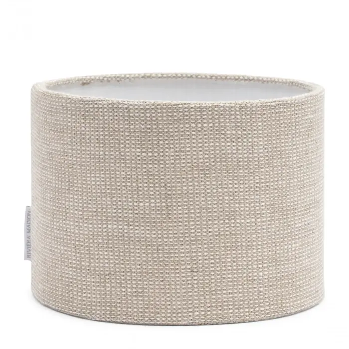 riviera maison Cylinder Lampenkap Linen flax 30x20