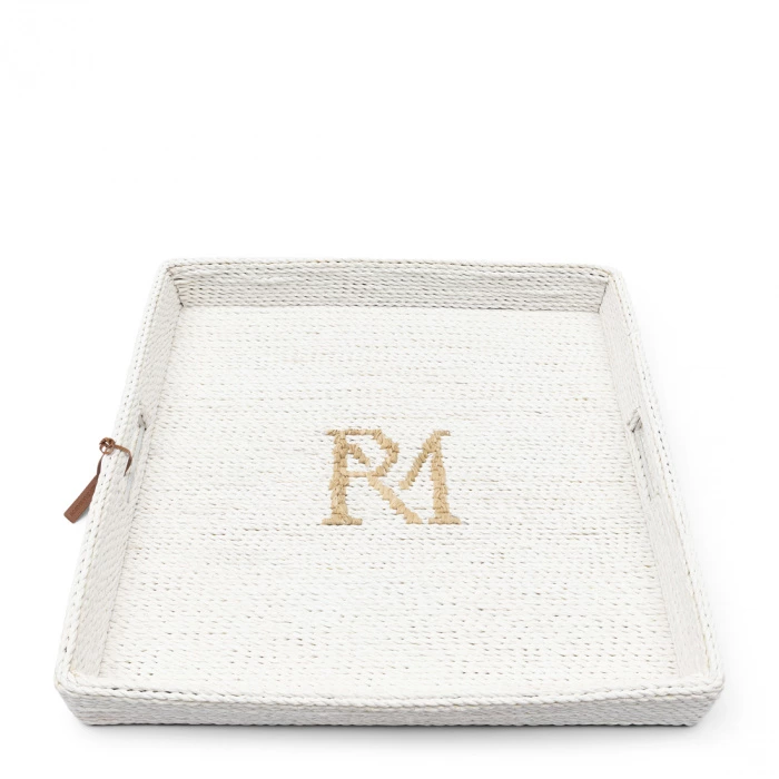 riviera maison Dienblad RM Monogram wit 50x50