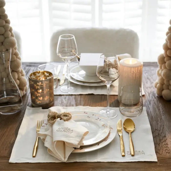 Riviera Maison Dinerbord Noël Whisper