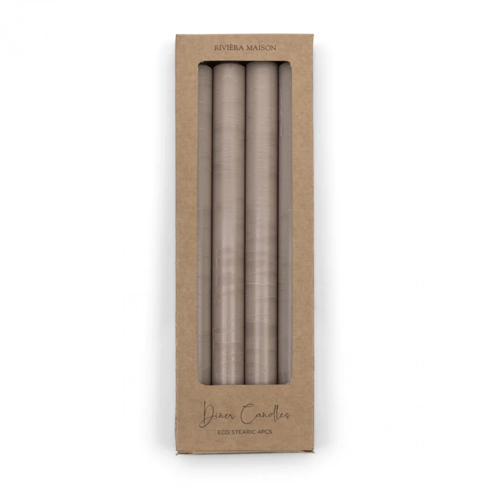 Riviera Maison Dinerkaars ECO Naturel Set Van 4