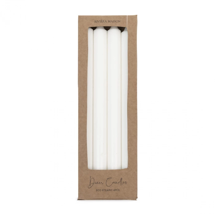 Riviera Maison Dinerkaars ECO Wit Set Van 4