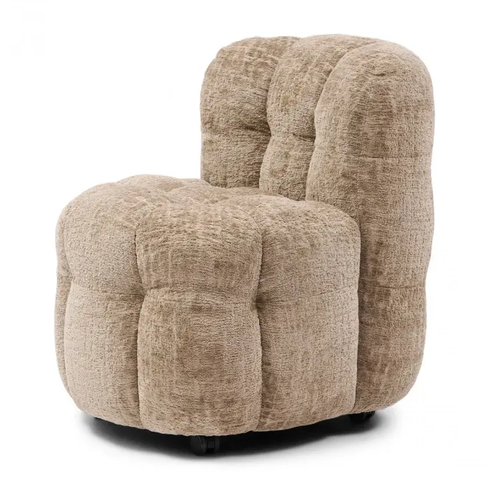 Riviera Maison Draaibare Eetkamerstoel Arosa Taupe