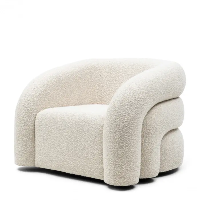 Riviera Maison Draaibare Fauteuil Vittorio Wit
