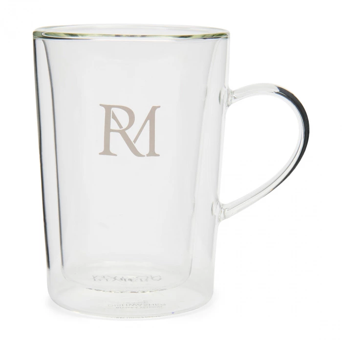 riviera maison Dubbelwandig glas RM Monogram 275ML