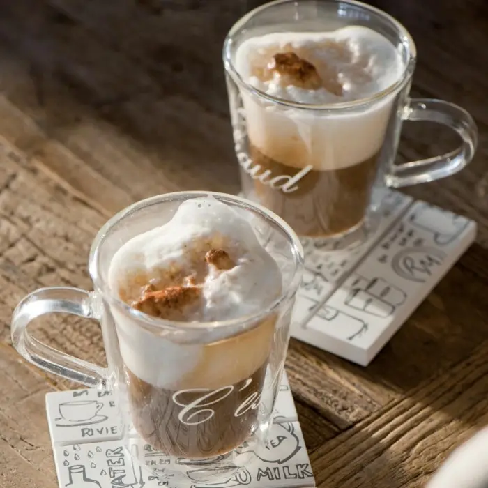 Riviera Maison Dubbelwandig Theeglas C'est Chaud M