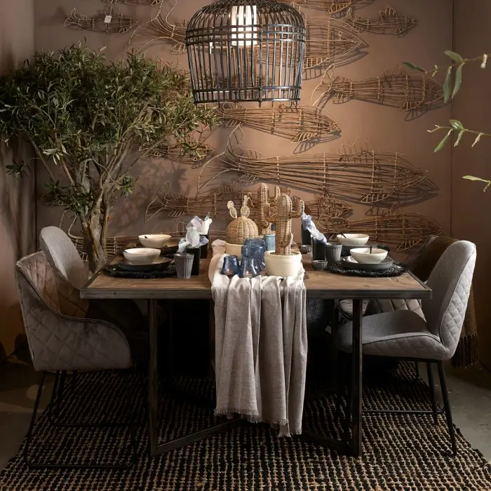 Riviera Maison Eettafel Le Bar American 140x140