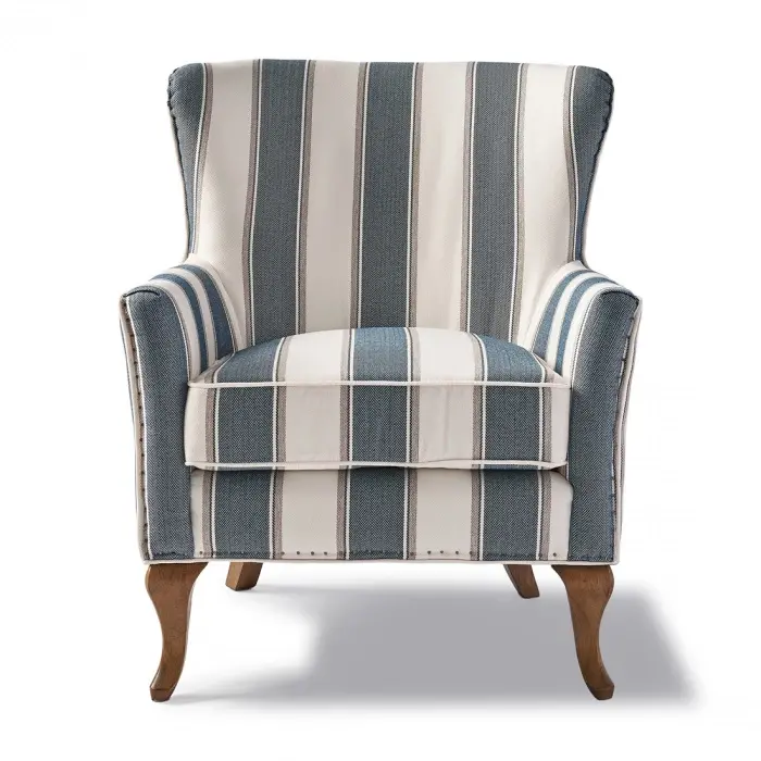 riviera maison Fauteuil Cavendish Blue stripe