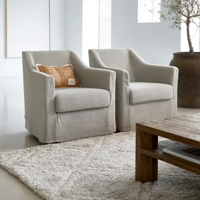 Riviera Maison Fauteuil Huntington Beige