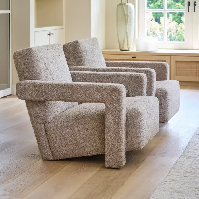 Riviera Maison Fauteuil Messina Bruin