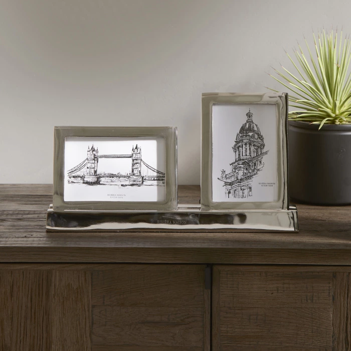 Riviera Maison Fotolijst RM Double Zilver 10x15