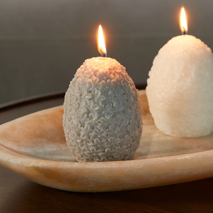 Riviera Maison Kaars Flowers Naturel