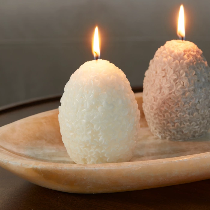 Riviera Maison Kaars Flowers Wit