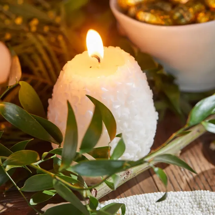 Riviera Maison Kaars Flowers Wit