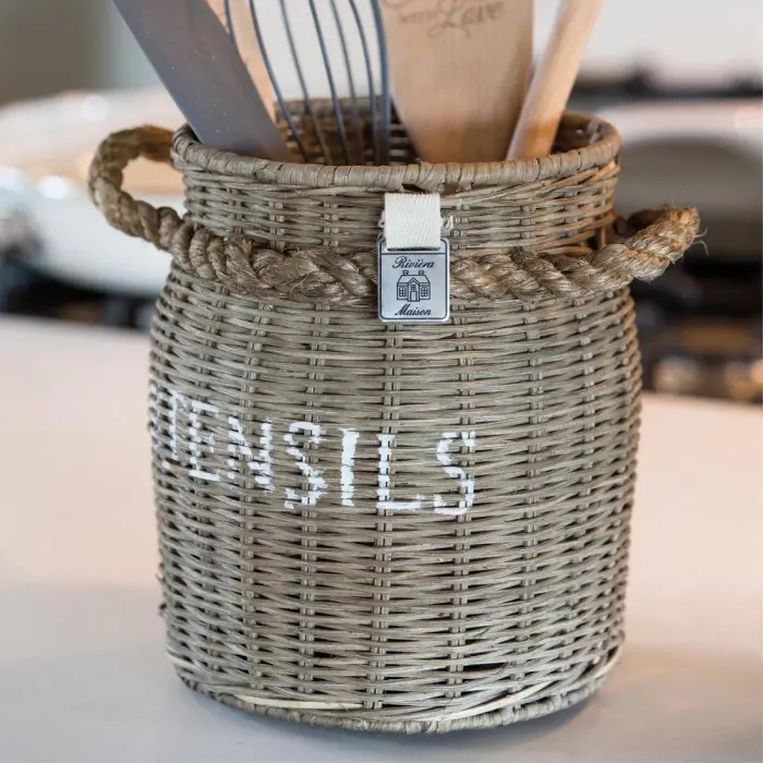 Riviera Maison Keukengerei Houder Rustic Rattan
