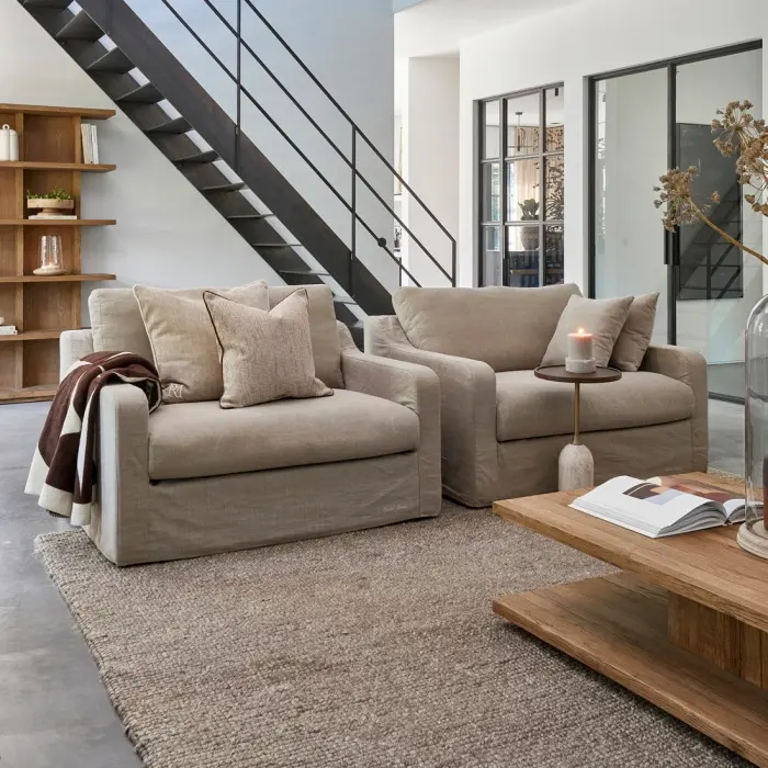 Riviera Maison Kussenhoes Aveiro Naturel