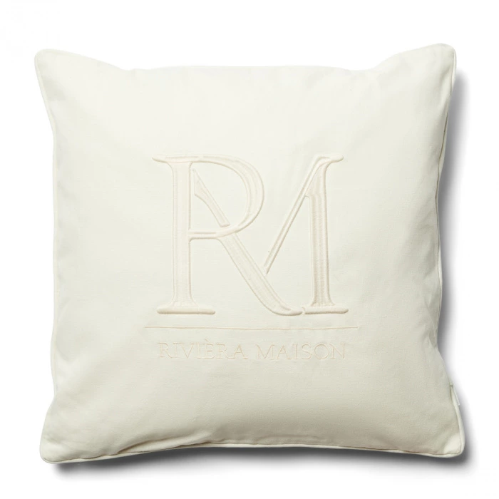 riviera maison Kussenhoes RM Monogram 50x50