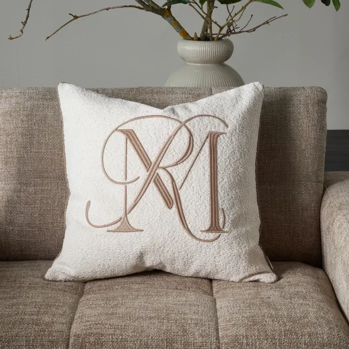 Riviera Maison Kussenhoes RM Monogram 60x60 Cm