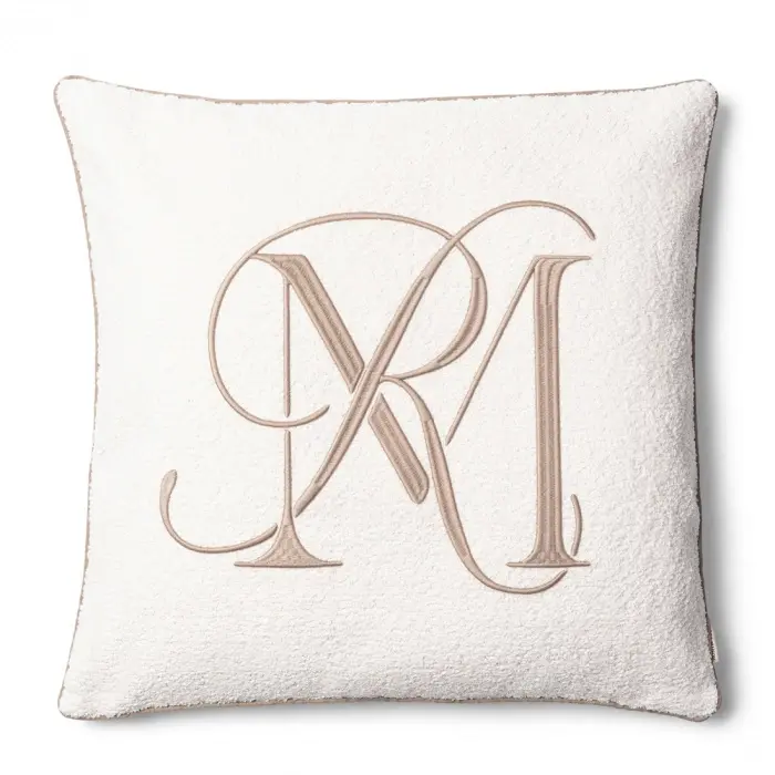 riviera maison Kussenhoes RM Monogram 60x60 cm