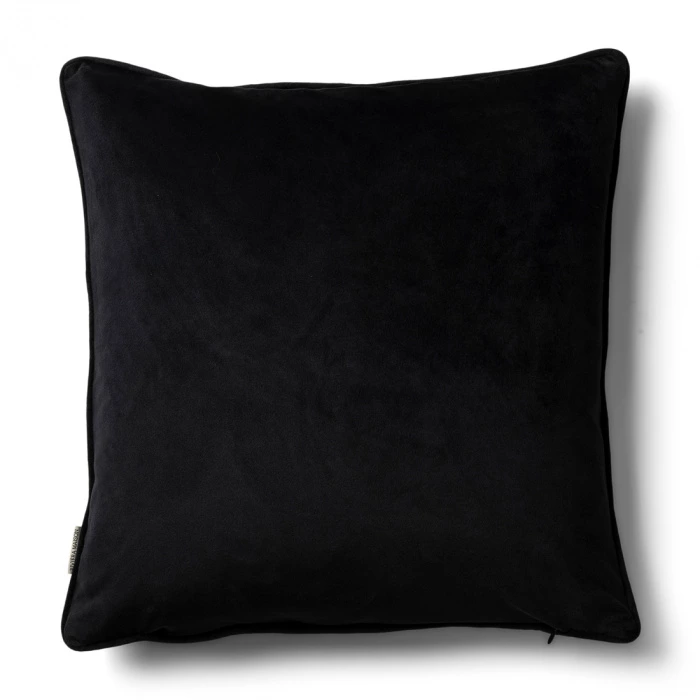 Riviera Maison Kussenhoes RM Velvet Zwart 60x60 Cm