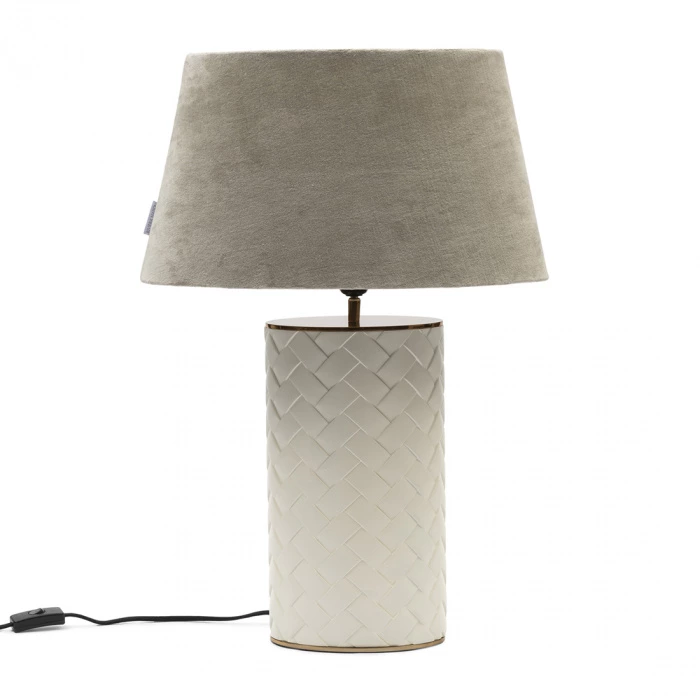 Riviera Maison Lampenkap Oval Naturel 45x26