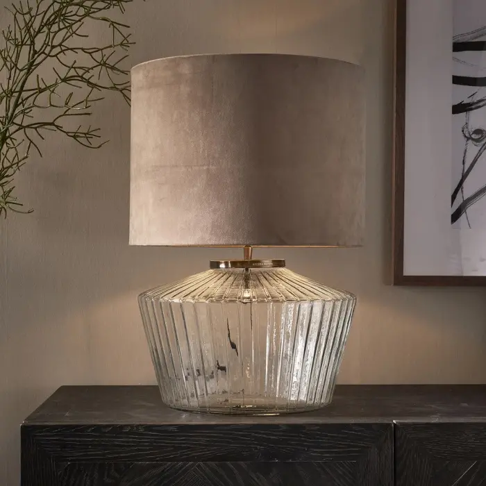 Riviera Maison Lampenkap Velvet Cylinder Ø40