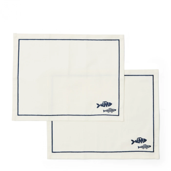 riviera maison Placemats Como Catch 2 stuks