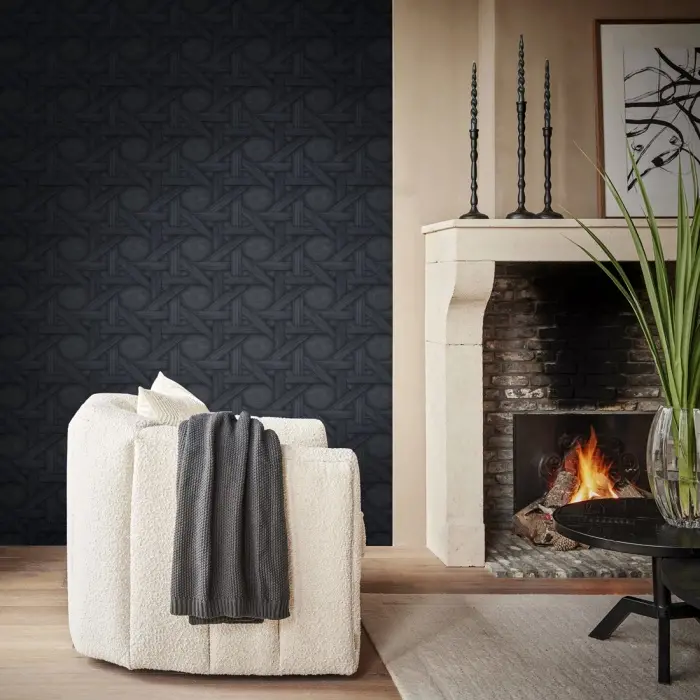 Riviera Maison RM Wallpaper Jepara Blue