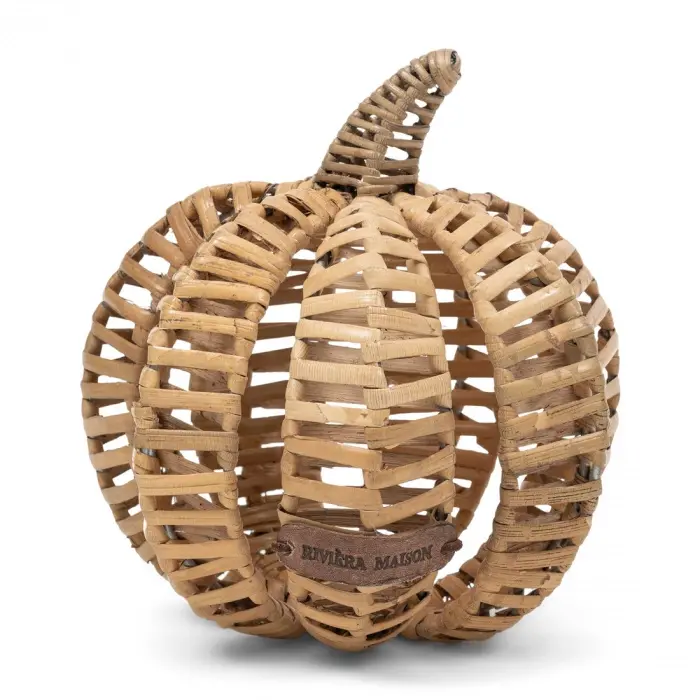 riviera maison Rustic Rattan decoratie pompoen M