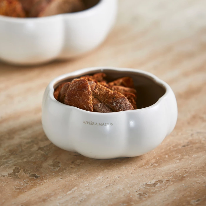 Riviera Maison Schaal Pumpkin Wit