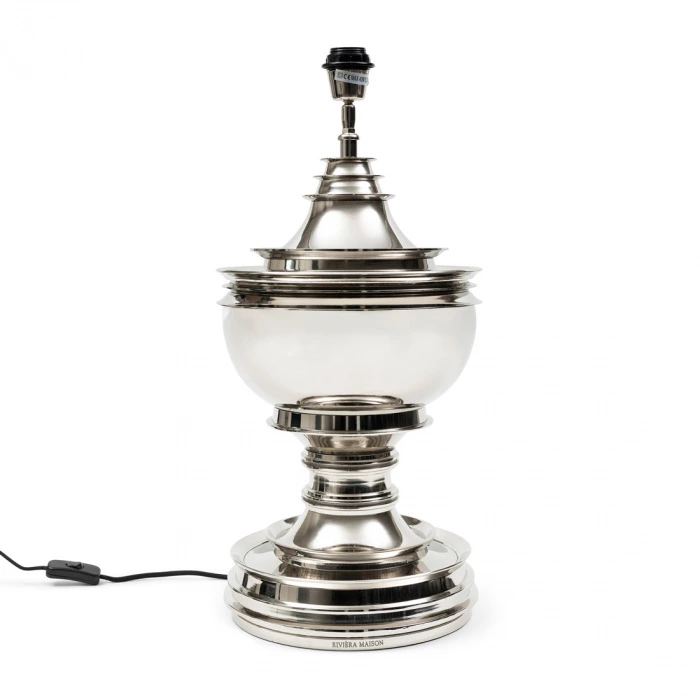 riviera maison Tafellamp Chess Zilver