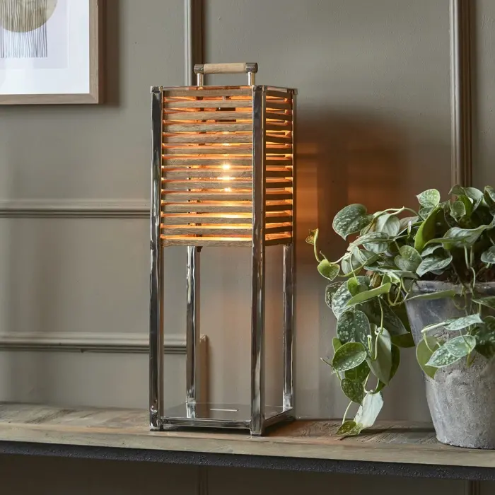 Riviera Maison Tafellamp RM Shutters Zilver