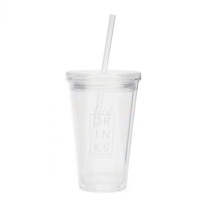riviera maison To Go Cup & Straw Iced Drinks