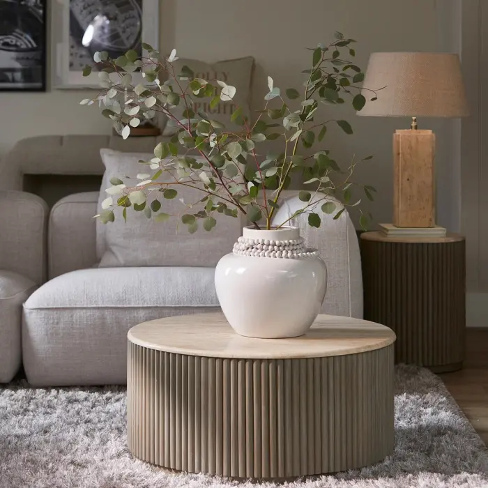 Riviera Maison Vaas Precious Pearl M Wit