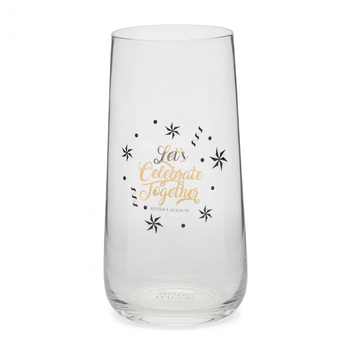 riviera maison Waterglas Let's Celebrate