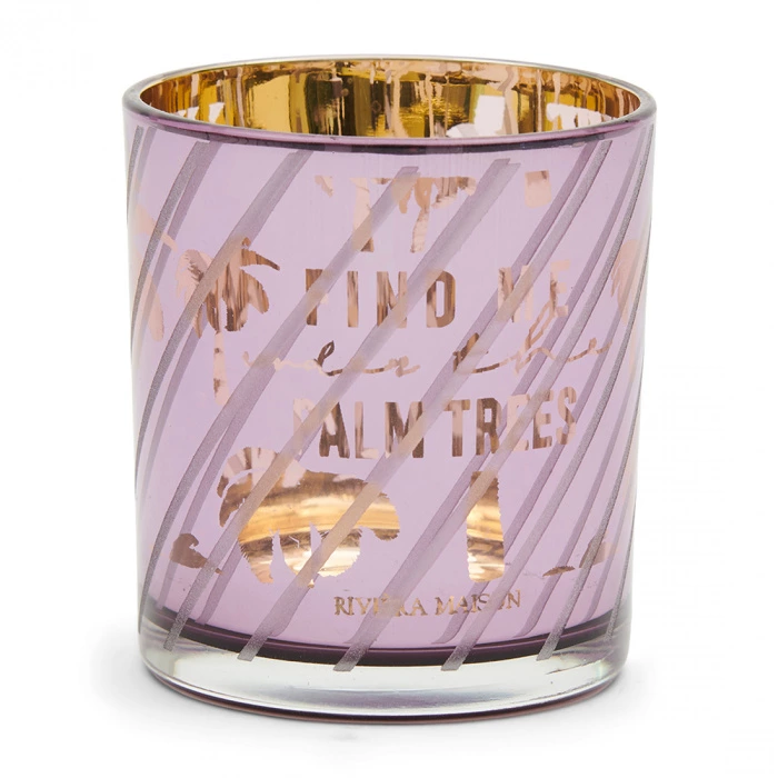 riviera maison Waxinelichthouder RM Palm Tree Roze